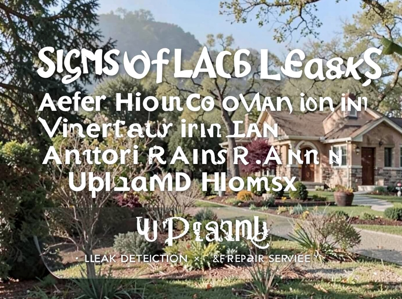 Leak detection and repair services in Leak Detection in Downtown Upland